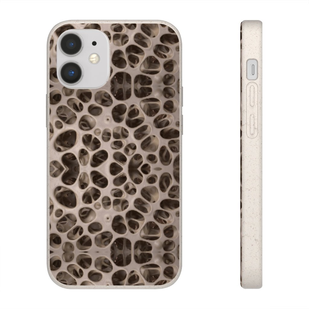 Biodegradable Phone Cases - Microscopic Bones Tissue - Medical Design - Medical Arts Shop