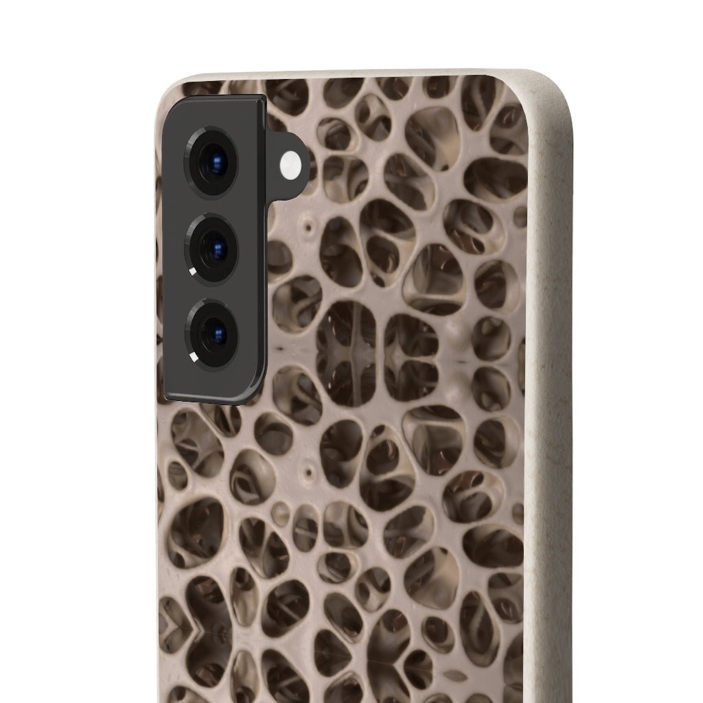 Biodegradable Phone Cases - Microscopic Bones Tissue - Medical Design - Medical Arts Shop