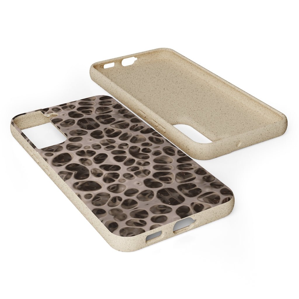 Biodegradable Phone Cases - Microscopic Bones Tissue - Medical Design - Medical Arts Shop