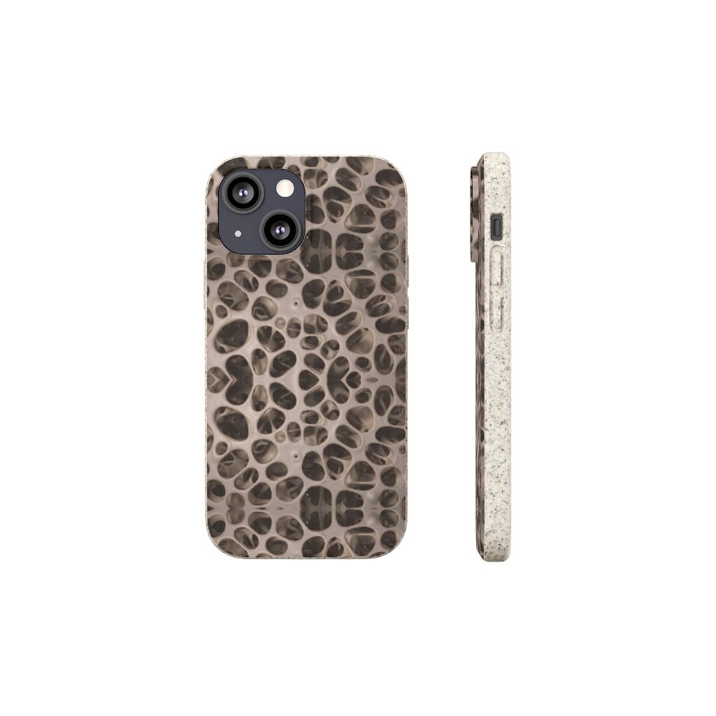 Biodegradable Phone Cases - Microscopic Bones Tissue - Medical Design - Medical Arts Shop