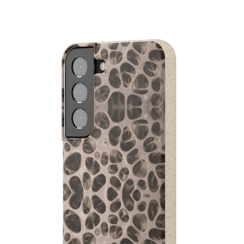 Biodegradable Phone Cases - Microscopic Bones Tissue - Medical Design - Medical Arts Shop