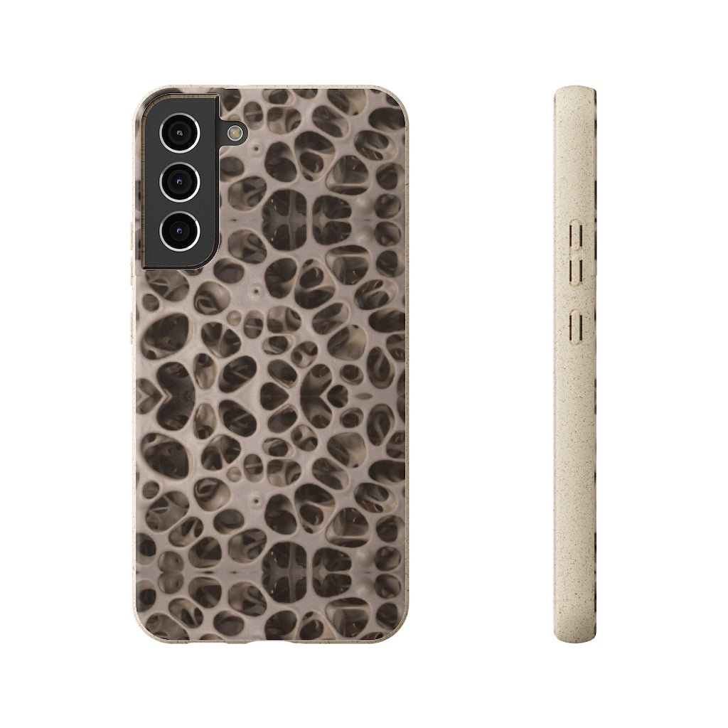 Biodegradable Phone Cases - Microscopic Bones Tissue - Medical Design - Medical Arts Shop