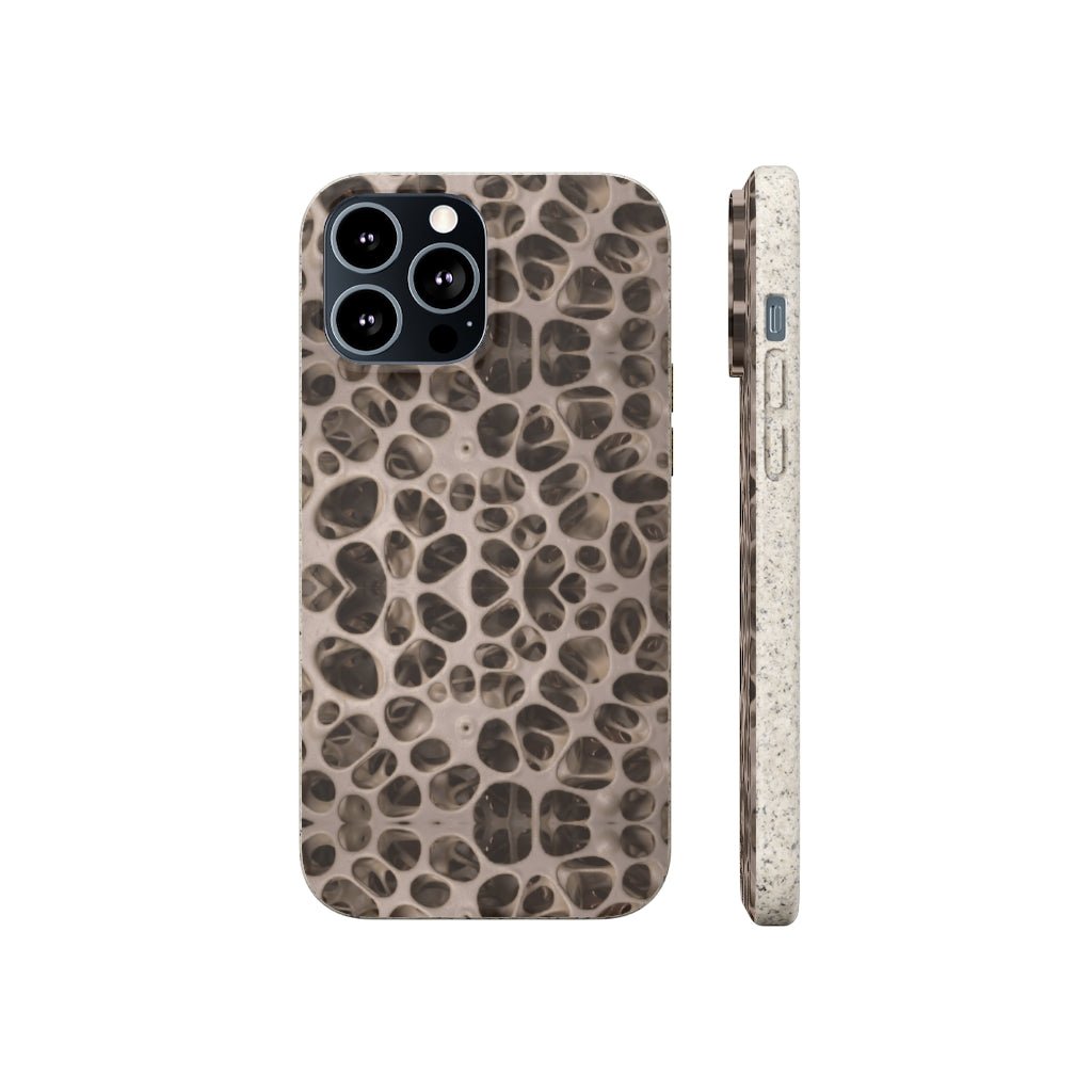 Biodegradable Phone Cases - Microscopic Bones Tissue - Medical Design - Medical Arts Shop