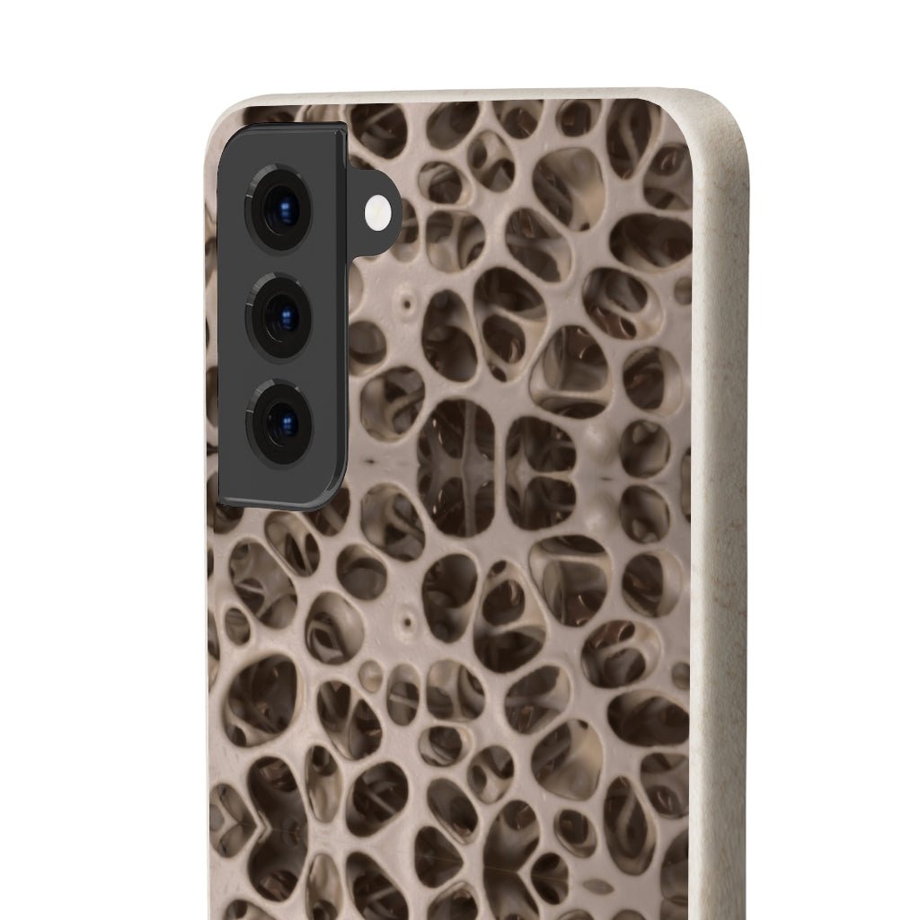 Biodegradable Phone Cases - Microscopic Bones Tissue - Medical Design - Medical Arts Shop