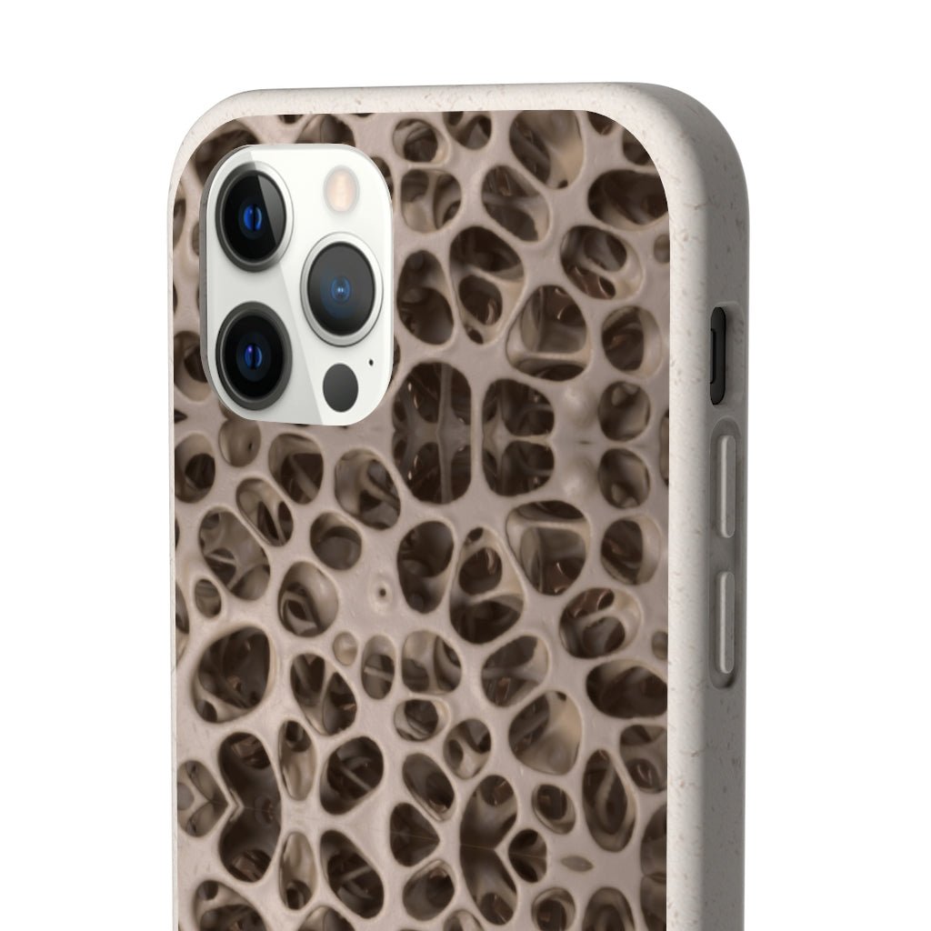 Biodegradable Phone Cases - Microscopic Bones Tissue - Medical Design - Medical Arts Shop