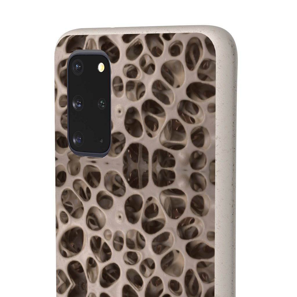 Biodegradable Phone Cases - Microscopic Bones Tissue - Medical Design - Medical Arts Shop