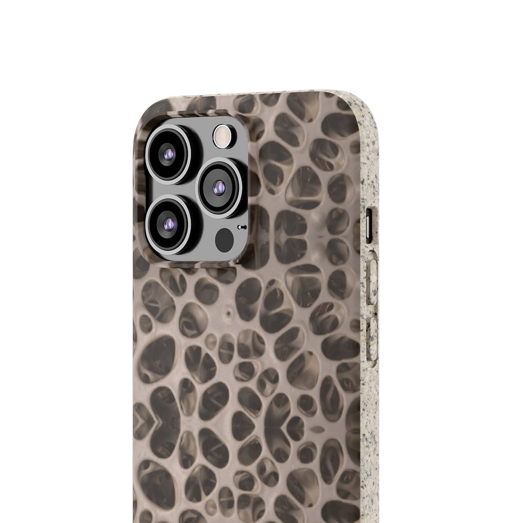 Biodegradable Phone Cases - Microscopic Bones Tissue - Medical Design - Medical Arts Shop