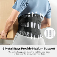 Orthopedic Lower Back Support Belt - Adjustable - Medical Arts Shop